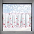 thumbnail image 4 of LCXmlly Rideau Court Transparent Résistant aux Déchirures Broderie Fine Accessoire de Chambre, 4 of 5