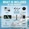 thumbnail image 4 of Ultifit Inflatable Paddle Board Extra Wide 500 Lbs Capacity Anti-Slip Design with SUP Accessories and Seat 12' x 36", 4 of 6