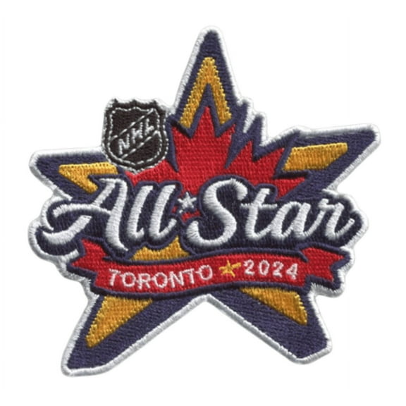Official Licensed 2024 NHL All Star Patch (Not an Iron-on Patch)
