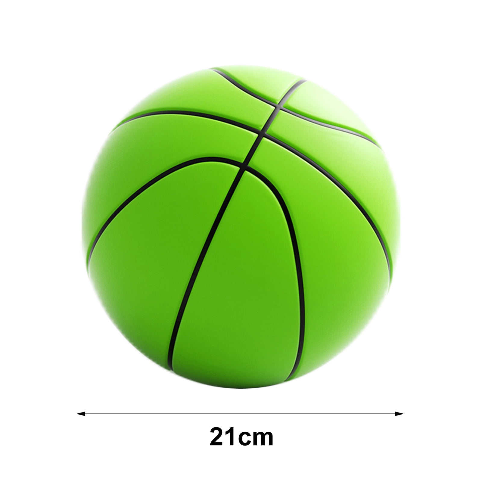 Naierhg Indoor Silent Basketball High Rebound Low Noise Dribbling Training High Density Foam Practice Sports Bouncy Ball s s Gift