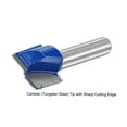 thumbnail image 3 of Unique Bargains 18mm Dia 8mm Shank Bottom Cleaning Router Bit 2 Flutes Carbide Tipped Cutter Uncoated for Woodworking, 3 of 5