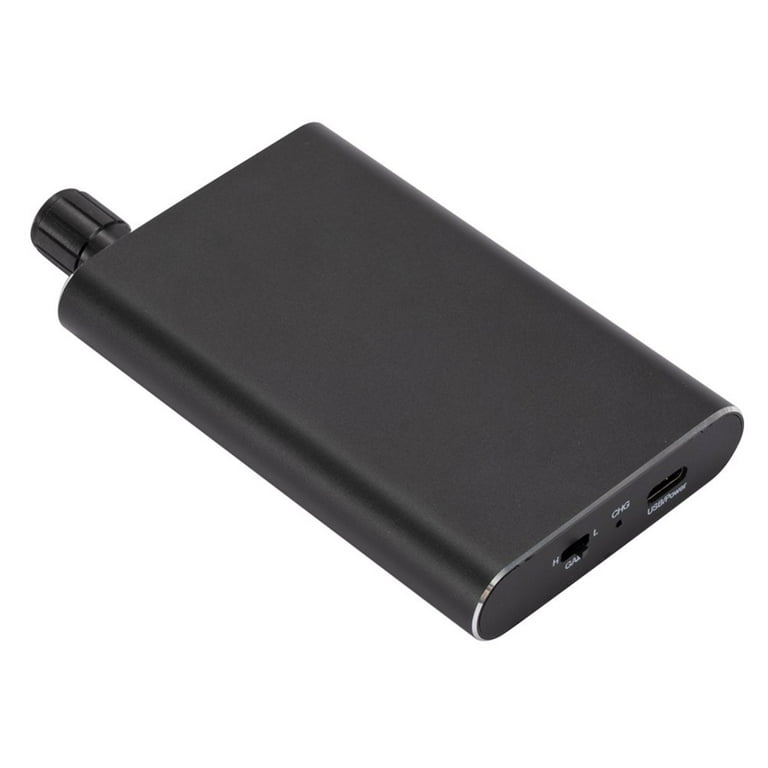 Headphone Amplifier Portable Headphone Amp 3.5mm Audio Rechargeable Two Stage GAIN Switch HiFi Headphone Amplifier Compatible MP3 4 Phones Computer