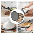 thumbnail image 7 of Naloa Cartoon Squirrel Silicone Pot Holders, Oven Mitts Heat Resistant Hot Pads, Non Slip Pot Holder for Kitchen Baking and Cooking 9.4 x 7.5 Inches, 7 of 7