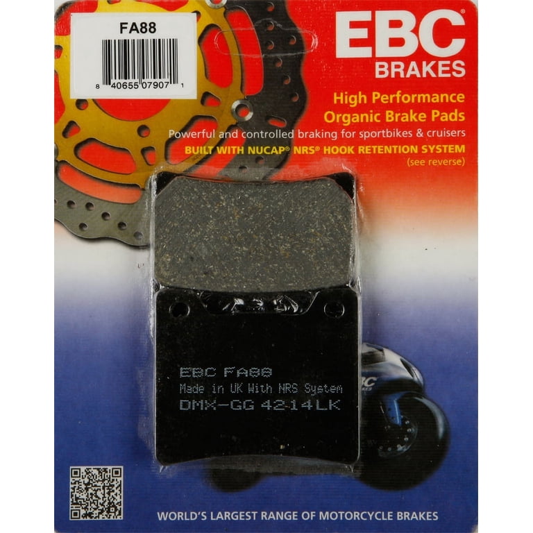 EBC Brakes Organic Brake Pad FA88 - Walmart.com