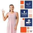 thumbnail image 4 of Pink Cotton Patient Gown, Medium. Pack of 20 Hospital Gowns for Women. 100% Cotton Cloth Breathable Hospital Patient Gowns for Women. Machine-Washable Hospital Patient Clothing, 4 of 7