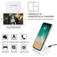 thumbnail image 4 of 10W Fast Wireless Charger for Motorola Edge Plus (2023)/(2022) - Stand Detachable 2-Coils Charging Pad Slim, 4 of 7