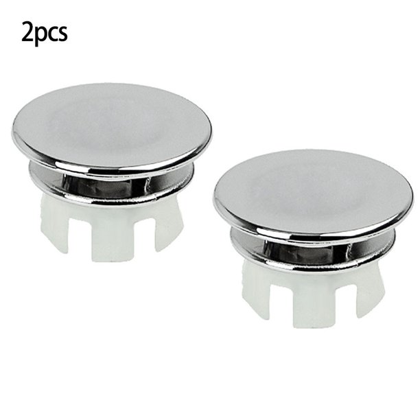 Fancy 2Pcs Overflow Ring Bathroom Overflow Covers For Basin/Sink Chromed Replacement Hole Style