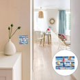 thumbnail image 7 of Yayeee Toggle Light Switch Wall Plate 2-Gang 4.56"x4.48" Decorative Outlet Cover, Orange Sailboats, 7 of 7