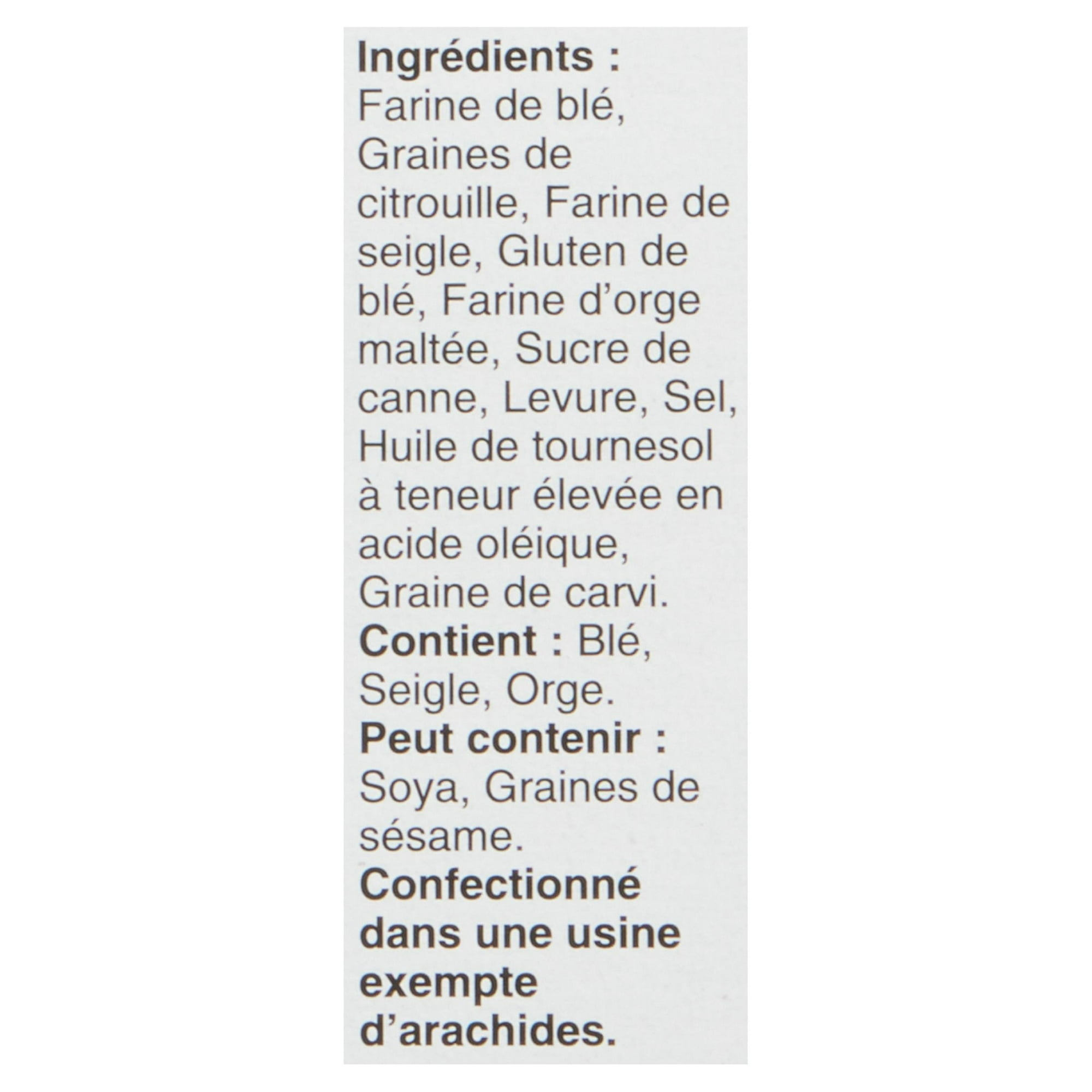 Boulangerie Grissol Melba Toast Rye with Seeds, Dare, Pack of 10, 350 g