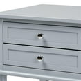 thumbnail image 5 of Bowery Hill Light Gray Finished 2-Drawer Wood Nightstand, 5 of 9