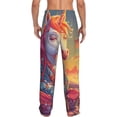 thumbnail image 7 of Salouo Meditating Cute Horse Print Pajama Pants for Men, Lounge Pants Elastic Waistband Casual Men's sleepwear Loungewear Sleep Pajama Pant -Small, 7 of 7