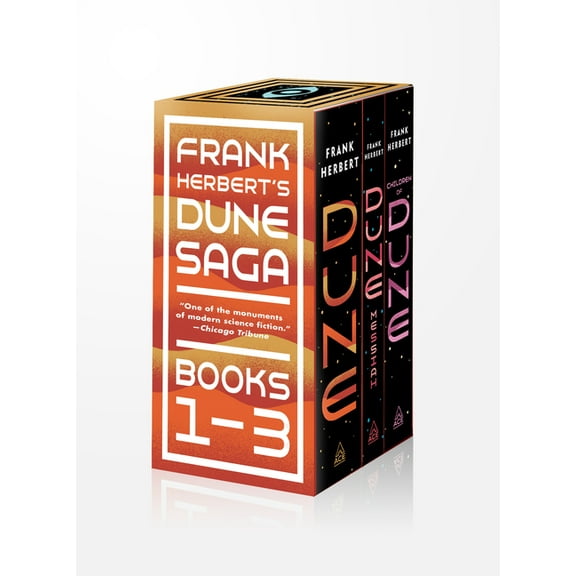 Frank Herbert's Dune Saga 3-Book Boxed Set: Dune, Dune Messiah and Children of Dune (Paperback)