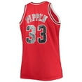thumbnail image 3 of Men's Mitchell & Ness Scottie Pippen Red Chicago Bulls Big & Tall 1997/98 NBA 75th Anniversary Diamond Swingman Jersey, 3 of 3