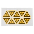 thumbnail image 1 of 10pcs Equipment High Temperature Warning Sticker Caution Scald Label Sticker, 1 of 4