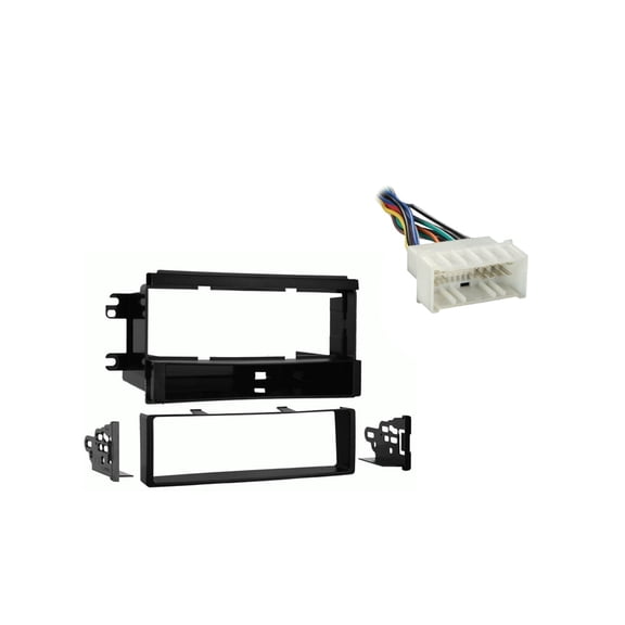 Fits Kia Spectra 2007-2009 Metra Single DIN Dash Kit with Harmony Radio Harness