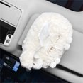 thumbnail image 5 of Pompotops Clearance Sales Sheep Car Handkerchief Box Elastic Belt Buckle Handkerchief Box Facial Tissue Box Car Paper Storage Box, Home, Bathroom Accessories, 5 of 9
