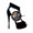 Without LED, variant on Classic Black High Heel Design Wall Clock Fashion Wall Art Shoes Store Business Sign Wall Art Vinyl Record Wall Clock Lady Gifts With LED