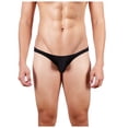 thumbnail image 1 of Tanga sexy de jacquard cepillado para hombre, calzoncillos deportivos elásticos transpirables Pompotops qyievc3462, 1 of 7
