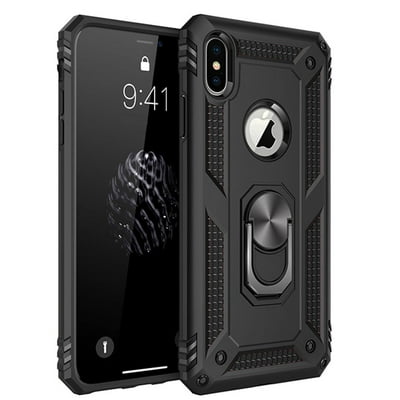 Heavy Duty Magnetic Metal Ring Case for iPhone X Xs El Salvador Ubuy