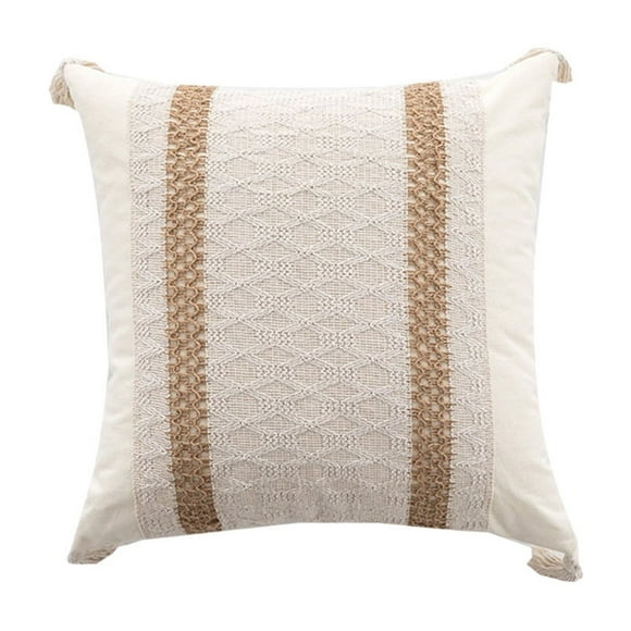 Tassel Pillowcase Soft Decorative Throw Pillows Covers Bedside Pillowcase Living Room Sofa Cushion Office Waist Sofa Pillowcase