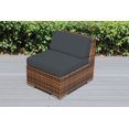 thumbnail image 2 of Ohana 9 Piece Outdoor Wicker Patio Furniture Sectional Conversation Set - Mixed Brown Wicker, 2 of 2