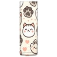 thumbnail image 2 of Cute Cat Paw Footprints Flower Vase 11.8x3.9 inch Vases Clear Non Breakable Plastic for Modern Home Wedding Decor, 2 of 6