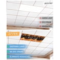 thumbnail image 6 of Fluorescent Light Covers for Ceiling Lights 1 Pack, Burnt Orange Fall Magnetic Ceiling Light Covers 2x4ft for Classroom Office School, Maple Leaf Pumpkins Thanksgiving Black Drop Ceiling Light Shade, 6 of 7