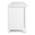 thumbnail image 4 of Amherst 72 inch Wide Solid Wood Transitional TV Stand in White, 4 of 9