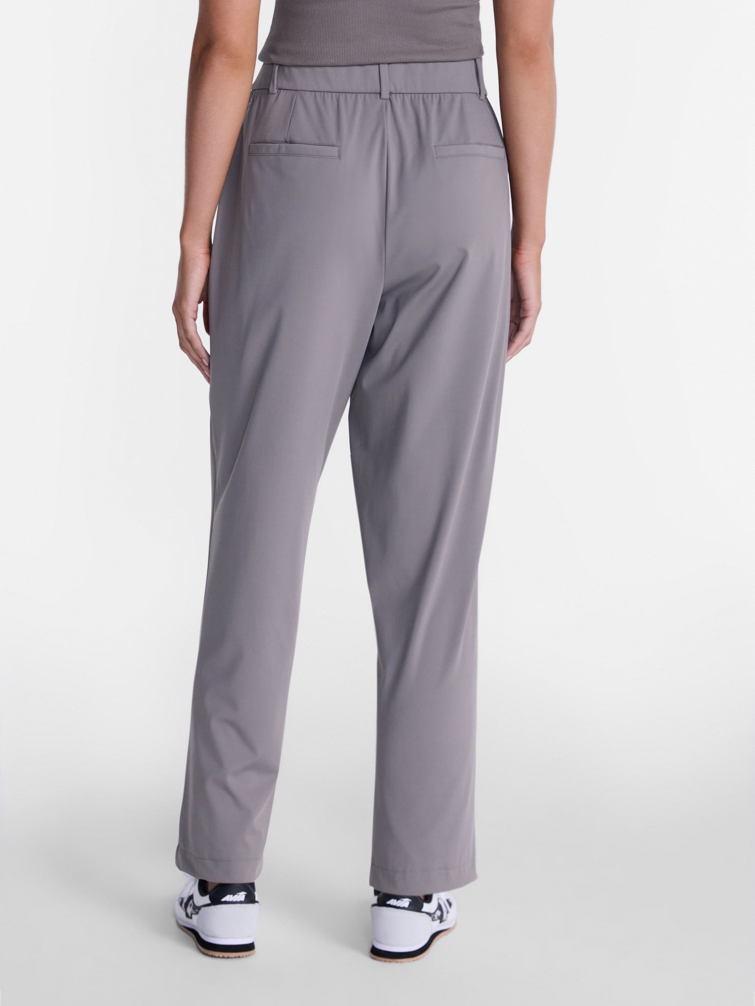Avia Women's and Women's Plus Tapered Interlock Trousers, 27" Inseam, Sizes XS-4X
