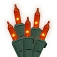 thumbnail image 3 of Vickerman 100 Blue Mini Light on Green Wire, 33' Christmas Light Strand, 3 of 7
