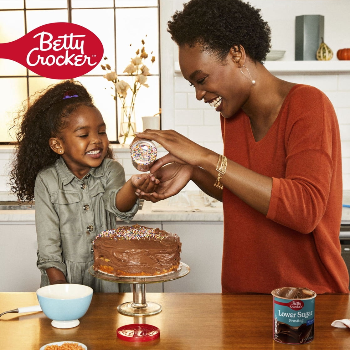 (8 pack) Betty Crocker Lower Sugar Frosting, Milk Chocolate Flavored, 15.75 oz