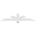 thumbnail image 4 of 60"W x 12 1/2"H x 2"D x 4"F, 5/12 Pitch, Kennewick Architectural Grade PVC Gable Bracket, 4 of 8