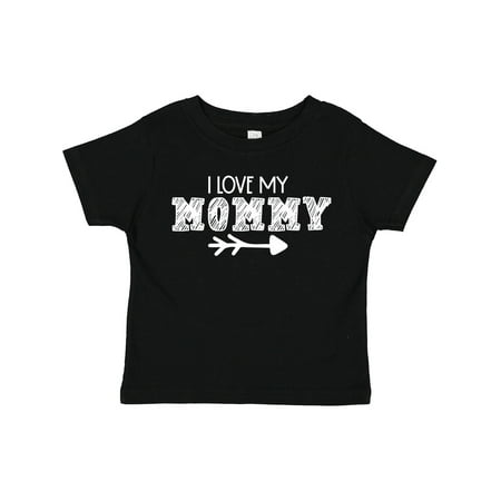 

Inktastic I Love My Mommy with Arrow Gift Toddler Boy or Toddler Girl T-Shirt