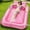 Pink, variant on Inflatable Tanning Pool Lounger Float with Sprinkler, Pool Float Adult with Pillow & Cup Holder, Sunbathing Blow Up Tanning Bed, Suntan Tub Raft Floatie for Backyard Summer Water Party Extra-Large