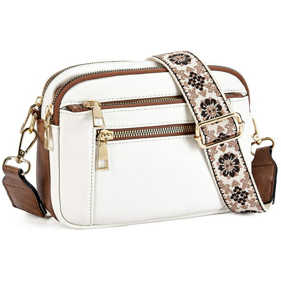 Versatile Zipper Crossbody Bag With Adjustable Shoulder Strap - Stylish Tote