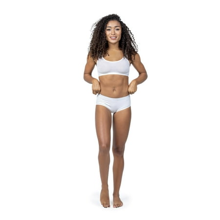 

MMOAB Organics Women s Cotton Bralette Bra - M14121 (Cloud S)