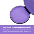 thumbnail image 4 of Retainer Case,Cute Slim Aligner Case Compatible with Invisalign,Retainer Holder with Aligner Remover Tool, Chew & Brush,Rope Bag (Black Shell Purple Inside), 4 of 6