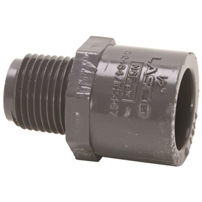Spears 836 Series PVC Pipe Fitting, Adapter, Schedule 80, 11/4" Socket