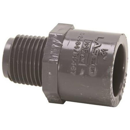 UPC 054211156124 product image for Spears 836 Series PVC Pipe Fitting, Adapter, Schedule 80, 1' Socket x NPT Male | upcitemdb.com