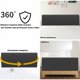 thumbnail image 4 of Funda De Cabecera,Funda Protectora De Cabecera Funda De Cabecera Lavable A Prueba De Polvo Paquete Completo 360° Gris 180cm Adecuado para Cabecera De 170 190cm, 4 of 5