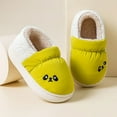 thumbnail image 6 of Fesfesfes Childrens Plush Lined Winter Slippers Cozy Indoor House Shoes with Non Slip Sole for Boys Girls Adorable Animal Designs for Active Kids Comfortable Everyday Wear(Green#1,US:12 Little Kid), 6 of 9