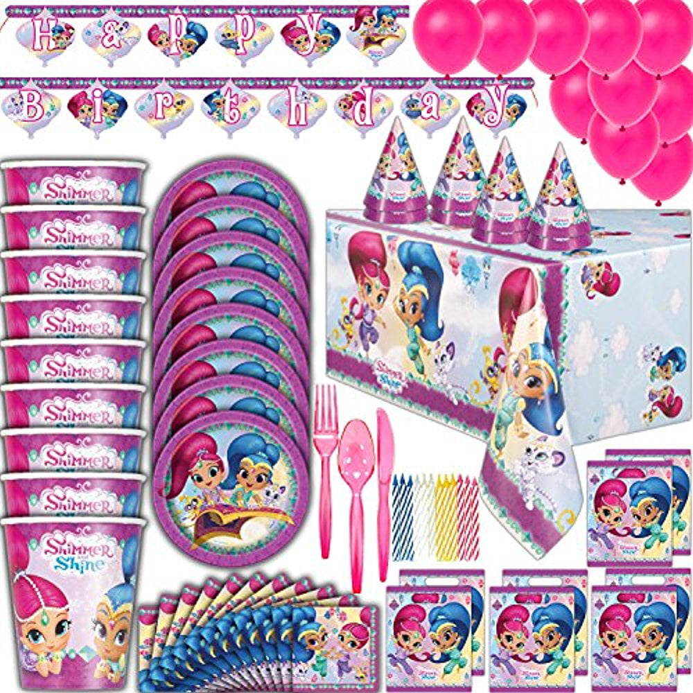 Set of 4 Shimmer and Shine Birthday Candles