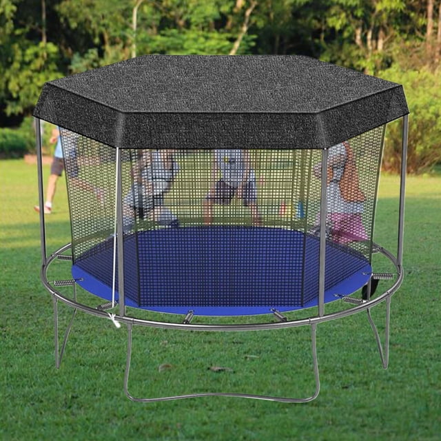 Ensemble de Trampoline Extérieur pour Enfants avec Filet de Protection Tapis de Saut en TPE Durable pour Enfants de Plus de 3 Ans