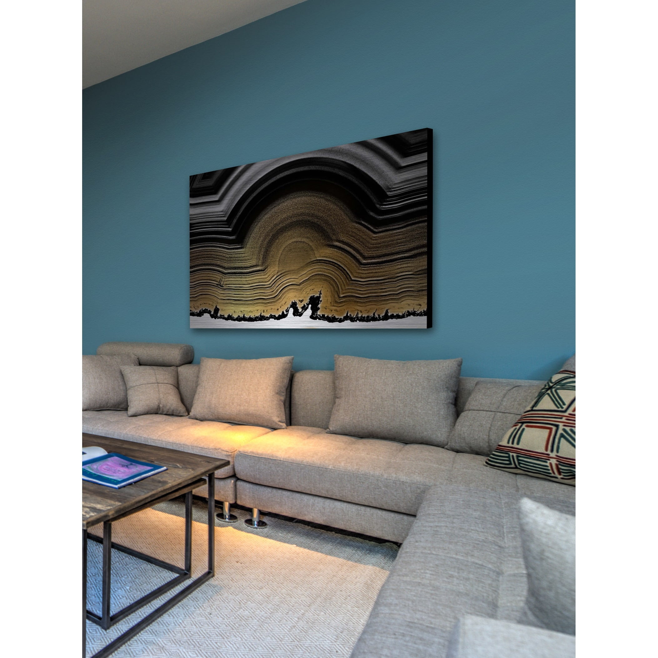 Marmont Hill "Ornate Structure" Painting Print on Brushed Aluminum