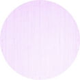 thumbnail image 1 of Ahgly Company Indoor Round Solid Purple Modern Area Rugs, 6' Round, 1 of 4