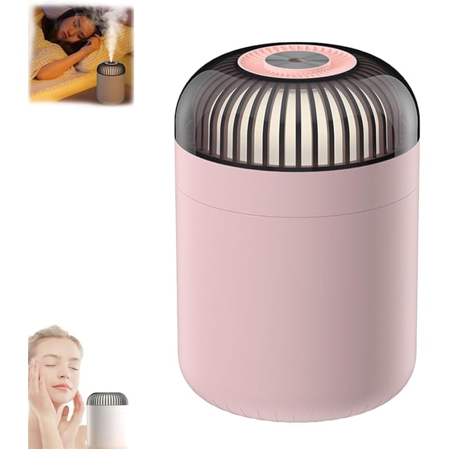 HAHDAXIA Dreamzy Humidifier, Dreamzy Humidifiers for Bedroom, Dreamzy Streaming Light Humidifiers, Desktop Air Humidifier, Cool Mist Desktop Humidifier for Bedroom, Living Room, Study Room (P