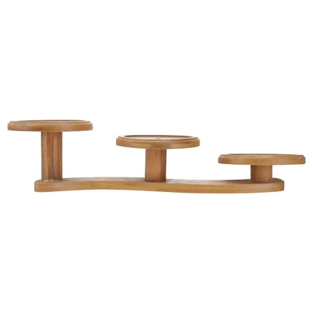 

S-shaped Food Storage Rack Practical Sushi Rack Durable Bamboo French Fries Rack