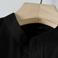 thumbnail image 4 of Men's Casual Solid Color Shirts Polyester Easy Care Outdoor Relaxed Fit, 4 of 8