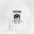 thumbnail image 3 of Women's Testing Female Teacher Test/Exam Day Cotton Shirt, 3 of 9