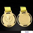 thumbnail image 4 of Medalla de antorcha Souvenir Premio de competencia deportiva de aleación de zinc con correa (Oro), 4 of 5